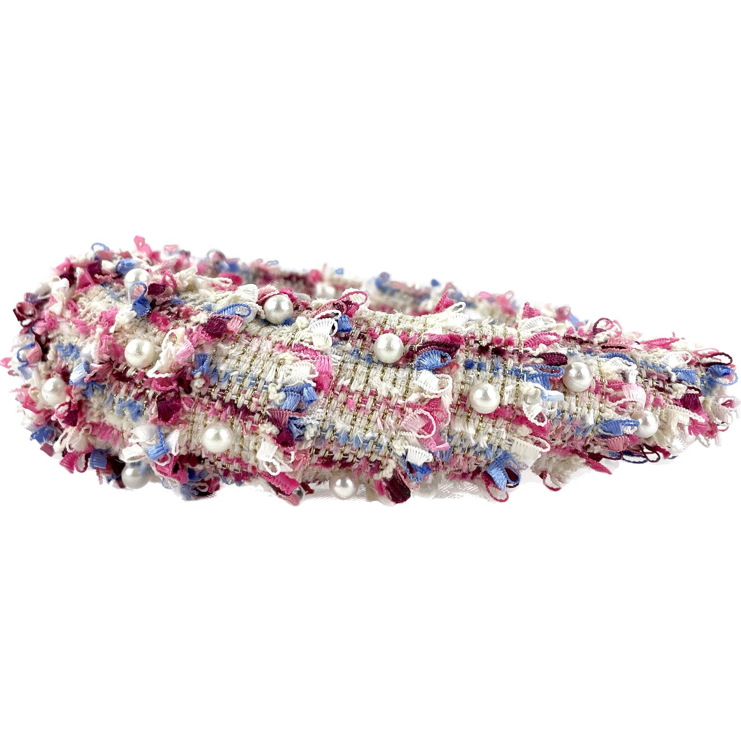 PEARL DECOR TWEED HEADBAND HB1012-33 (12PC)