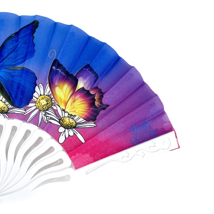 BUTTERFLY FOLDING HAND FAN 10373 (12PC)