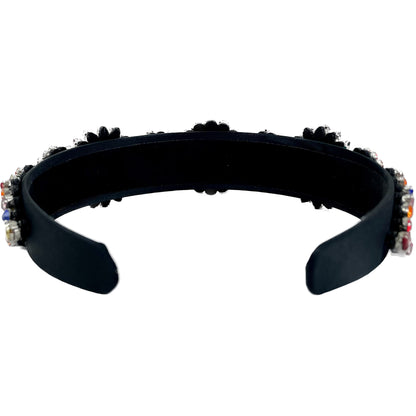 MULTI CRYTAL DECOR HEADBAND HB1226-10 (12PC)