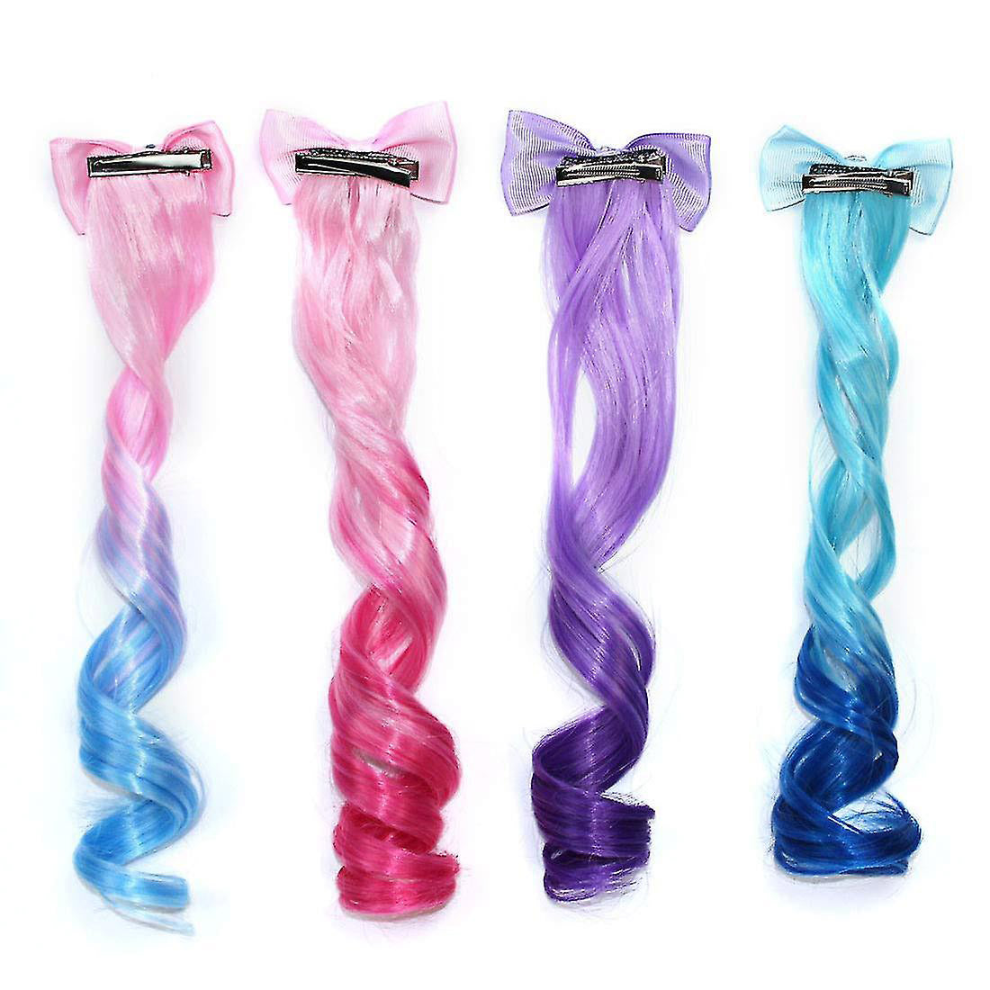 OMBRE WIG RIBBON HAIR DECORATION 21015-24 (12PC)