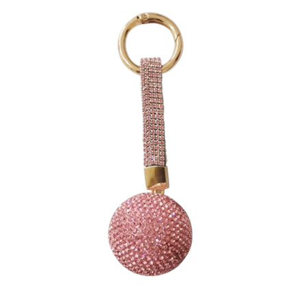 RHINESTONE MIRROR BALL KEY CHAIN KC1204-23 (12PC)