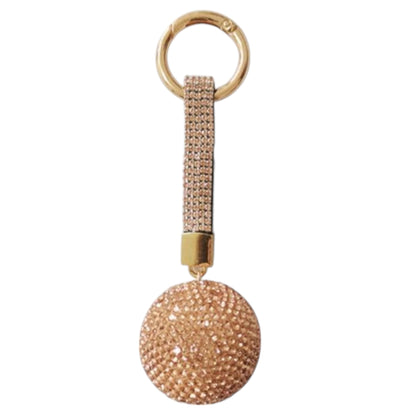 RHINESTONE MIRROR BALL KEY CHAIN KC1204-23 (12PC)