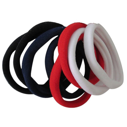 8.5CM RED MIX HAIR TIE RB8S (12PC)