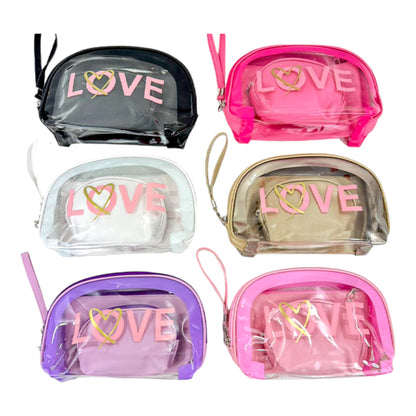 CLEAR LOVE POUCH SET 4226-11 (12PC)