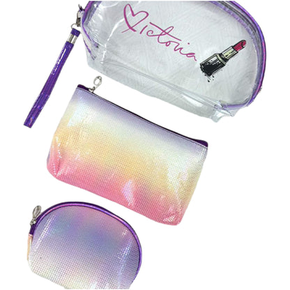 CLEAR LIPSTICK POUCH SET 4226-10 (12PC)