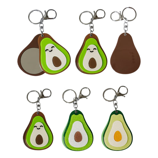 AVOCADO COMPACT MIRROR KEY CHAIN KC510-31 (12PC)