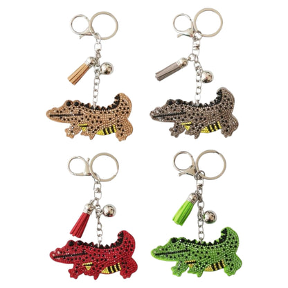 RHINESTONE CROCODILE KEY CHAIN KC824-1 (12PC)