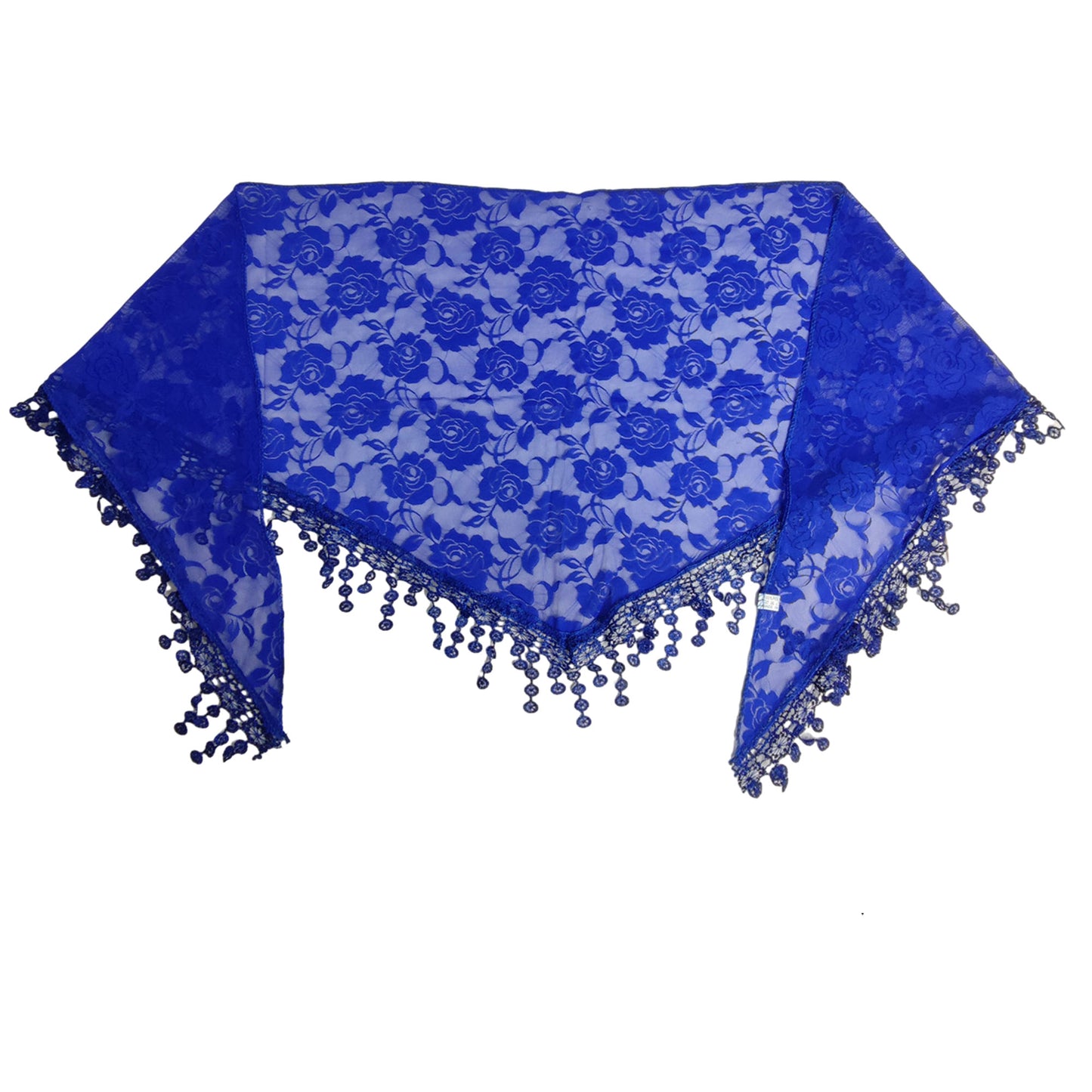 ROSE PATTERN LACE SCARVES 200629MIX (12PC)