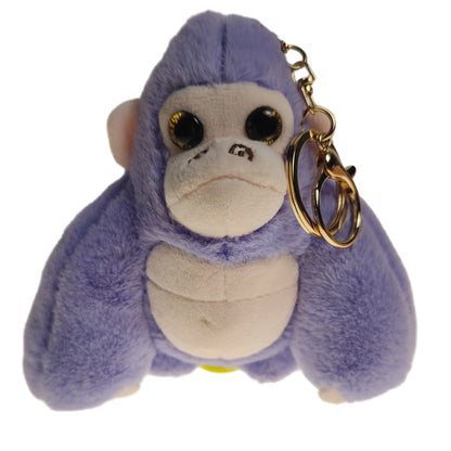 CUTE GORILLA PLUSH KEY CHAIN KC31123-1 (12PC)