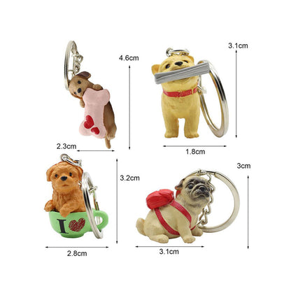 CUTE PUPPY KEY CHAIN 1013-23 (12PC)