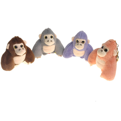 CUTE GORILLA PLUSH KEY CHAIN KC31123-1 (12PC)