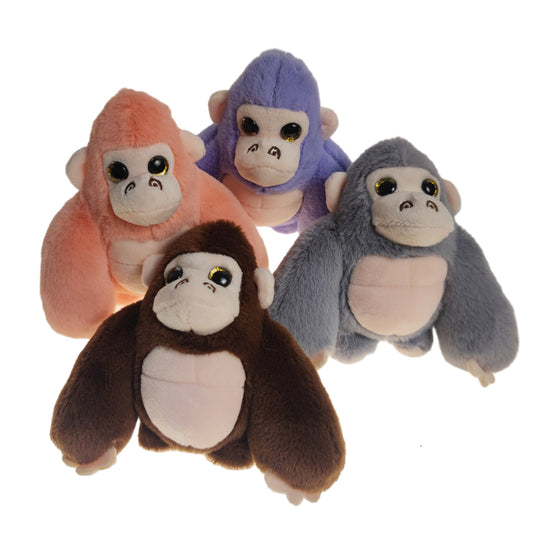 CUTE GORILLA PLUSH KEY CHAIN KC31123-1 (12PC)