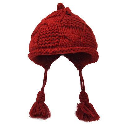 KIDS KNITTED BEANIE HT3107-8 (12PC)