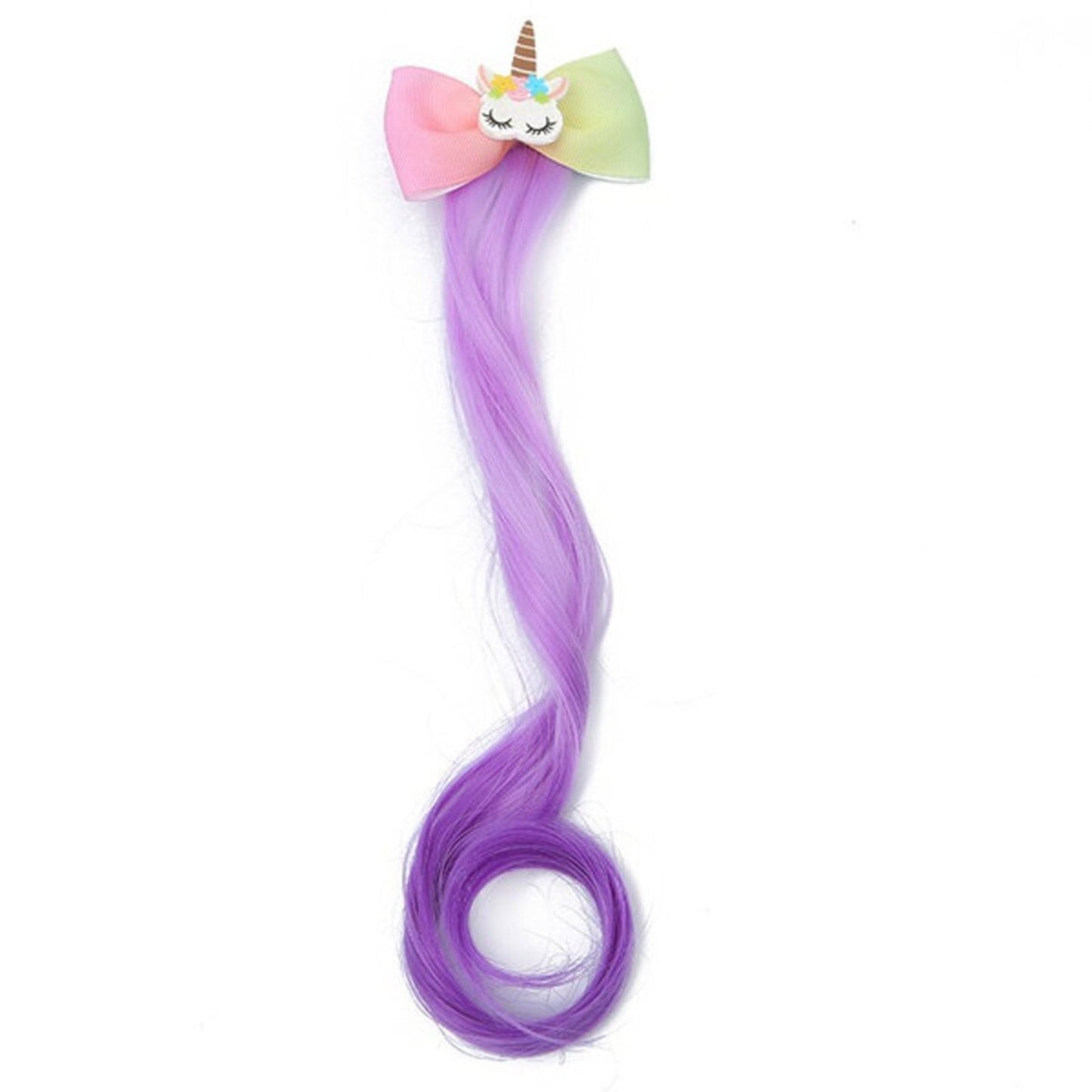 OMBRE WIG UNICORN RIBBON HAIR DECORATION 21015-23 (12PC)