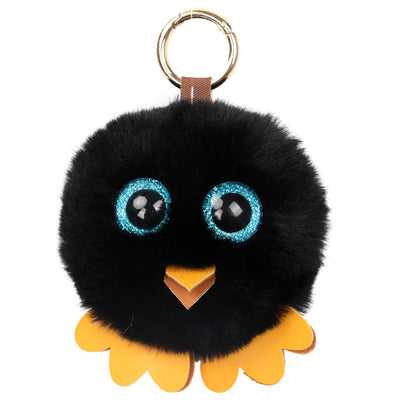 CUTE BIRD POM POM KEY CHAIN KC1118-11 (12PC)