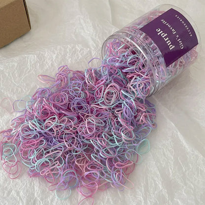 ELASTIC RUBBER HAIR TIE RB4301-1 (12PC)