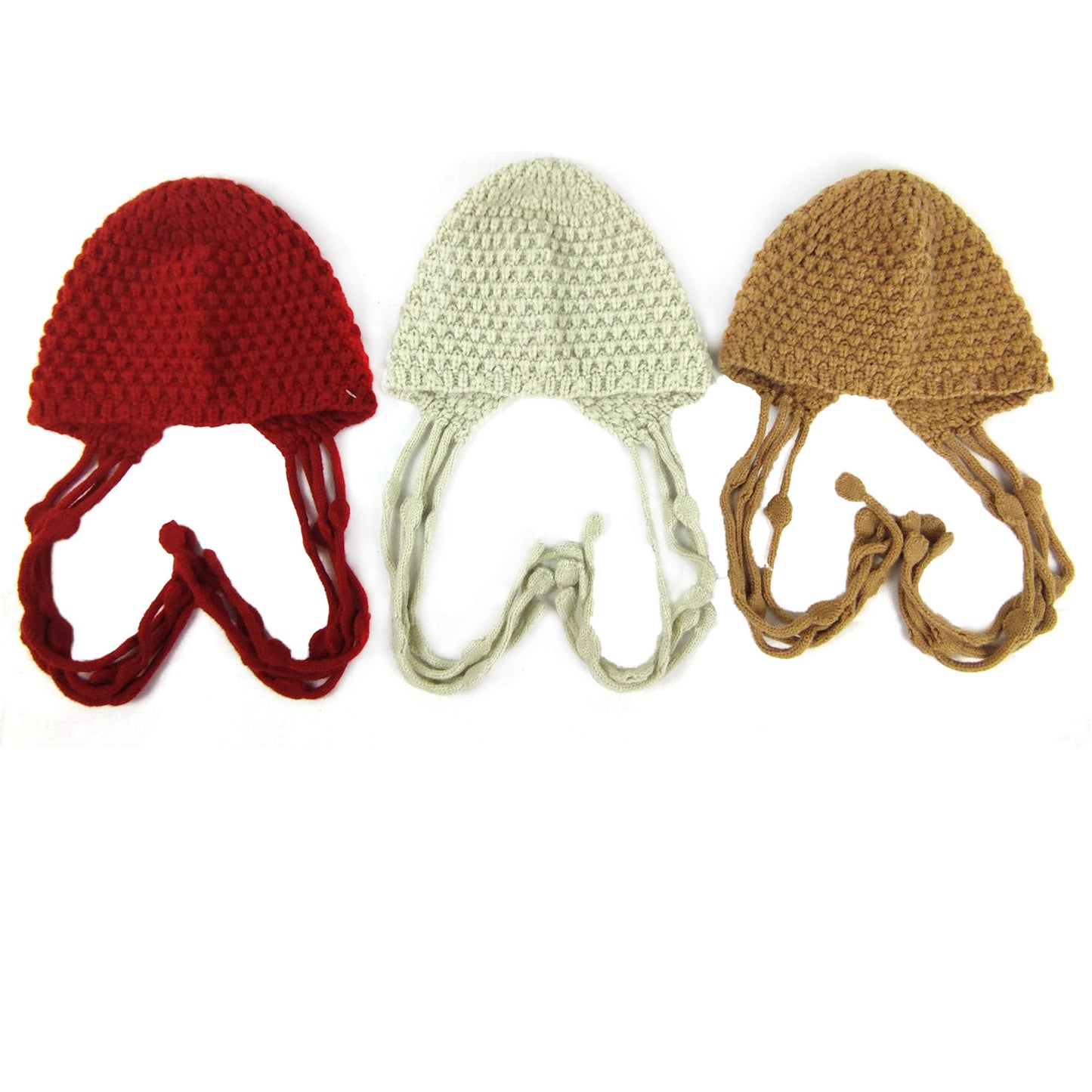 KIDS KNITTED BEANIE HT3107-11 (12PC)