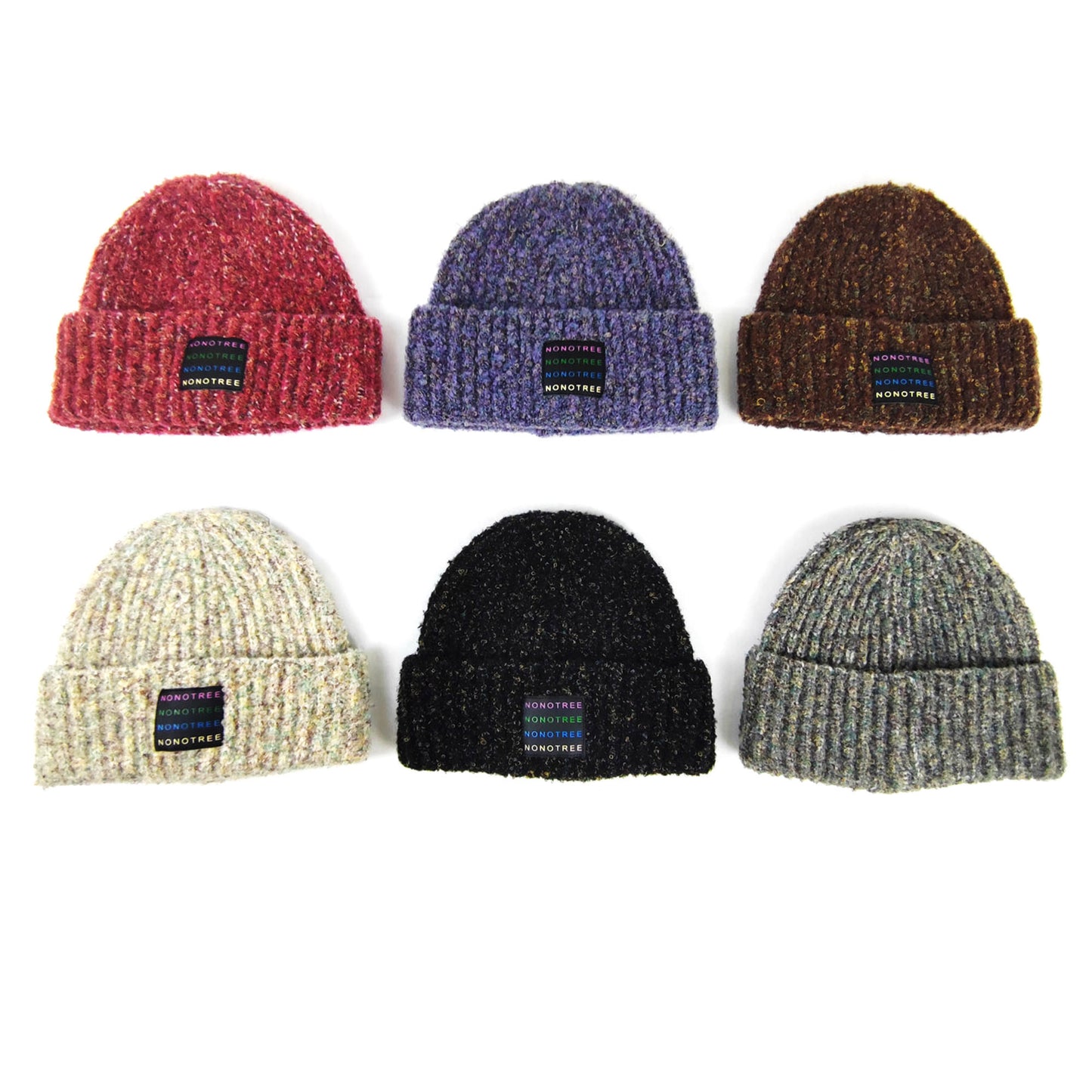 WOMEN'S KNITTED BEANIE HT3104-10 (7PC)