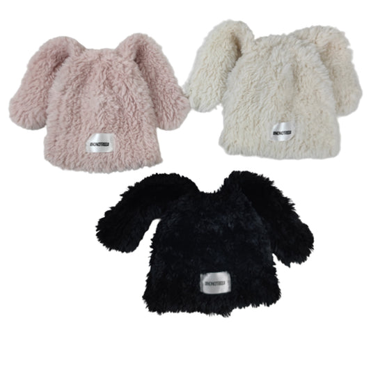 WOMEN'S CUTE RABBIT EAR FLUFFY BEANIE HT3104-8 (3PC)