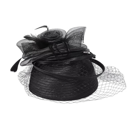 VINTAGE FASCINATOR CHURCH DERBY COCKTAIL TEA PARTY PILLBOX HAT  FF919 (4PC)