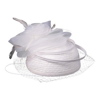 VINTAGE FASCINATOR CHURCH DERBY COCKTAIL TEA PARTY PILLBOX HAT  FF919 (4PC)