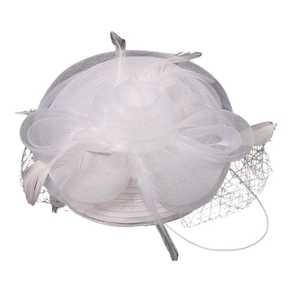 VINTAGE FASCINATOR CHURCH DERBY COCKTAIL TEA PARTY PILLBOX HAT  FF919 (4PC)