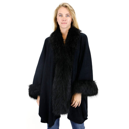 FUR SHAWL LONG SH921 (3PC)