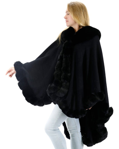 SOLID COLOR FUR SHAWL SW3719-1 (3PC)