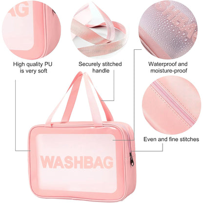 WATERPROOF PORTABLE COSMETIC BAG 3PC SET 4224-4 (6PC)