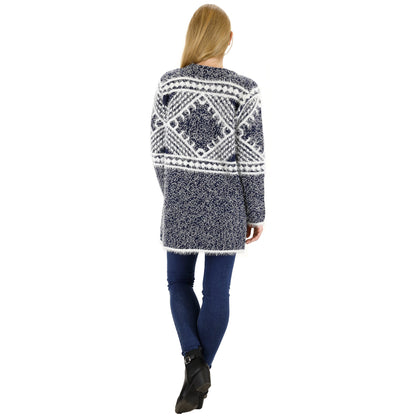 PATTERN POCKET CARDIGAN SH524-9(3PC)