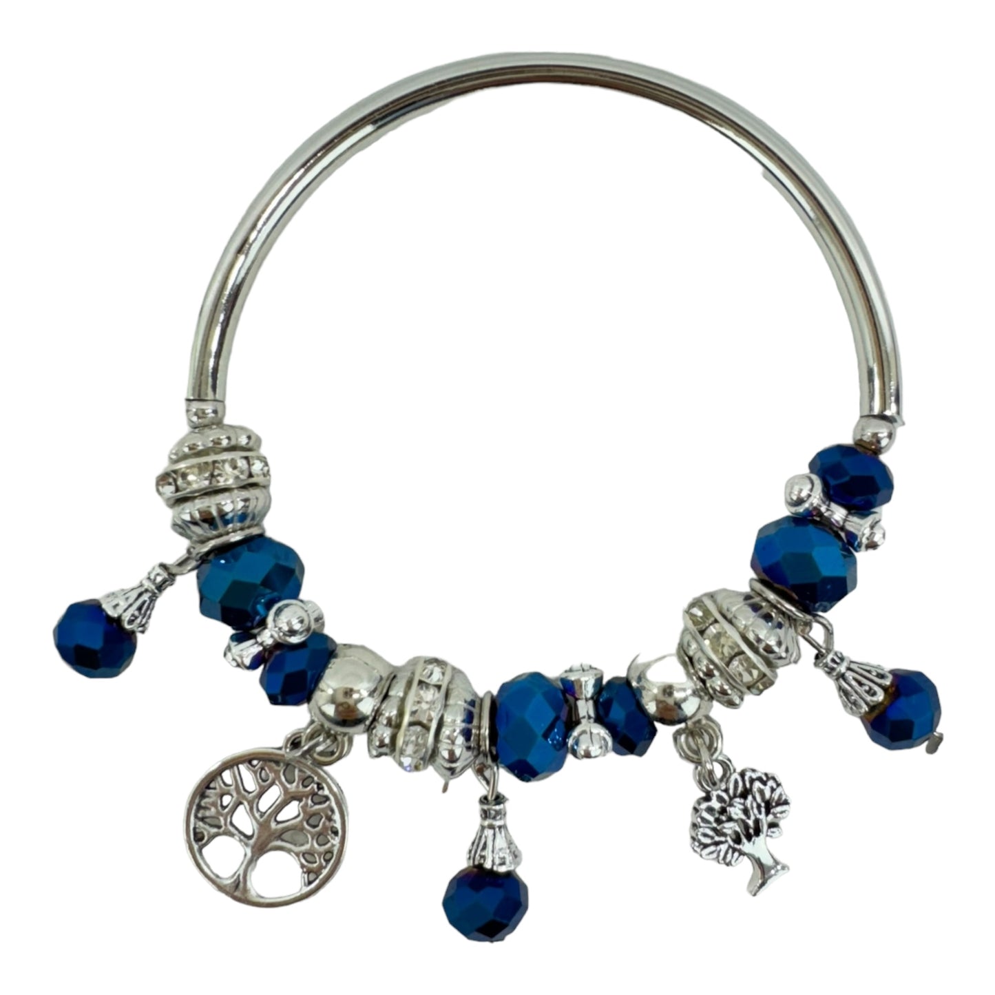 THE TREE OF LIFE CHARM STRETCH BANGLE BRACELET 4218-6 (12PC)