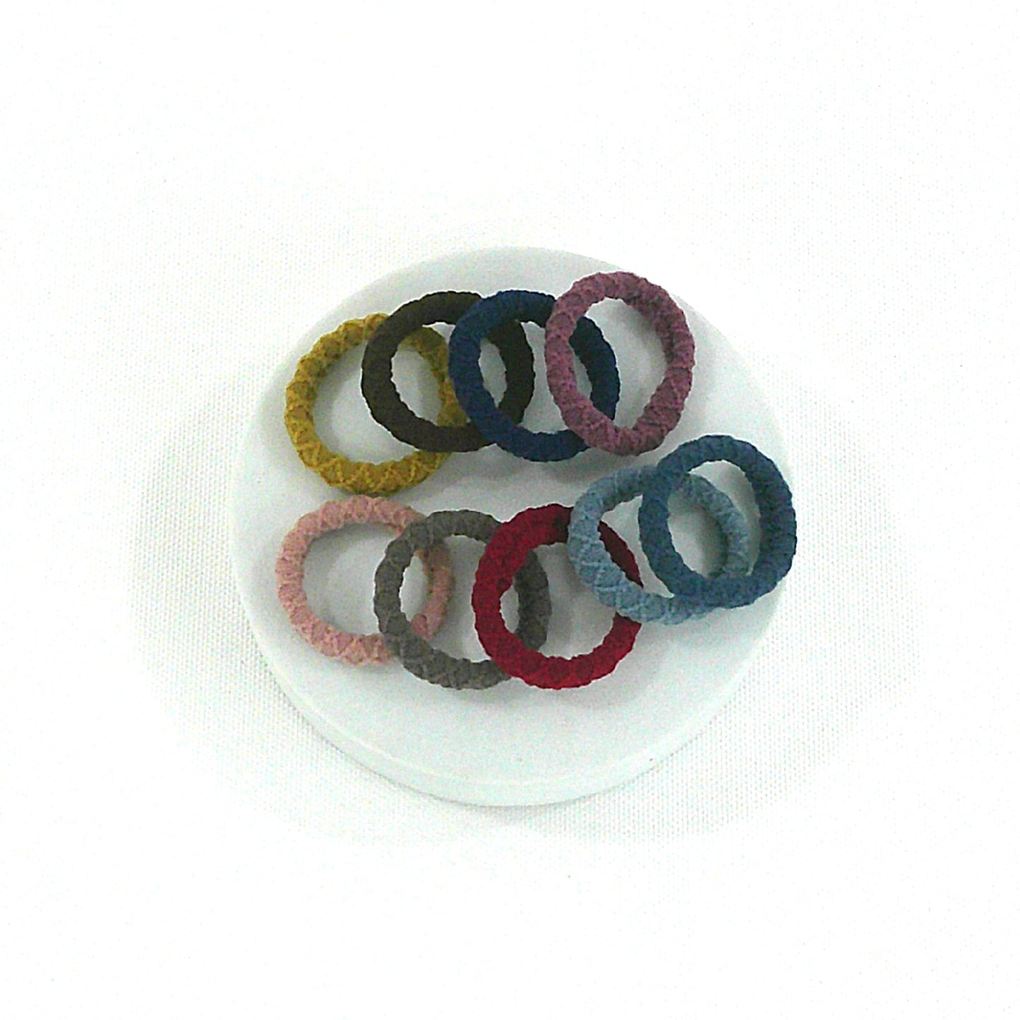 ELASTIC MINI HAIR TIE 50PCS IN PER BOTTLE RB4228-4 (12PC)