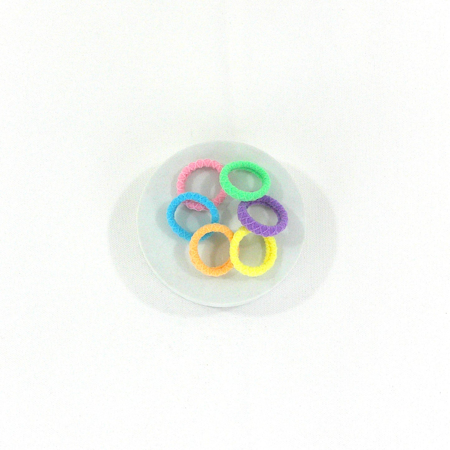 ELASTIC MINI HAIR TIE 50PCS IN PER BOTTLE RB4228-4 (12PC)