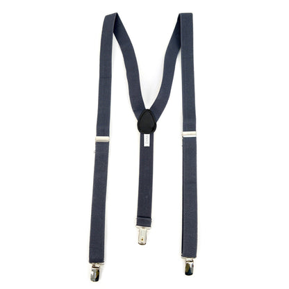 MEN'S SOLID COLOR CLIP-ON SUSPENDERS 6308 (2PC)