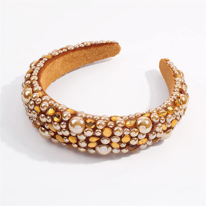 MULTI CRYSTAL BEAD HEADBAND HB224-39 (12PC)