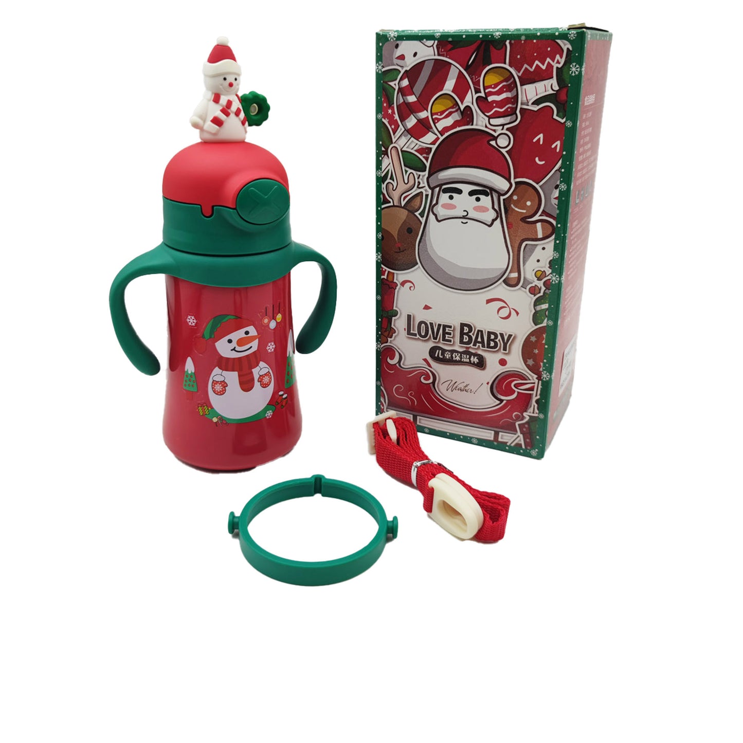 SANTA CLAUS CHRISTMAS CARTOON TUMBLER 3103-12 (3PC)