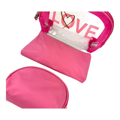 CLEAR LOVE POUCH SET MK4226-11 (12PC)