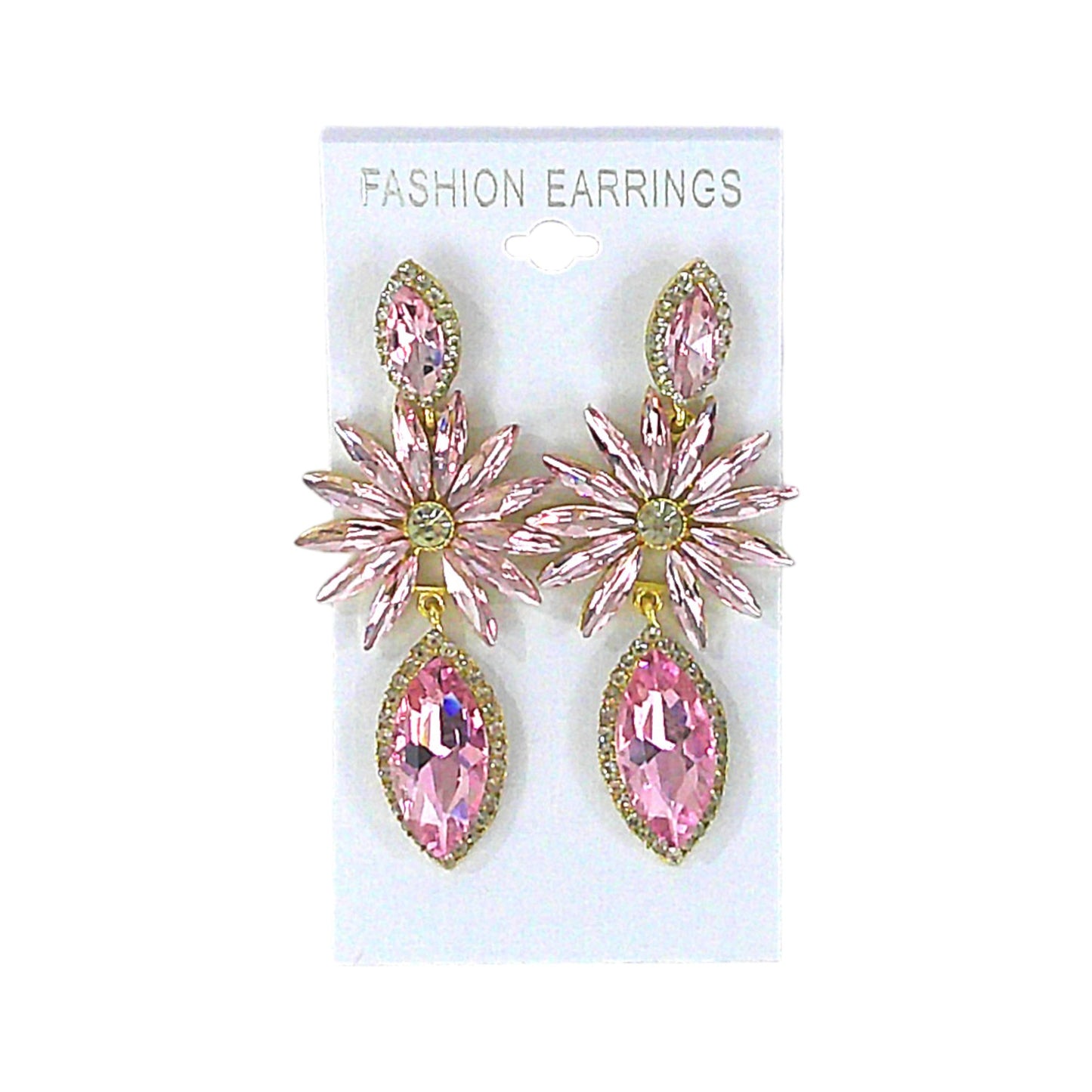 MARQUISE CRYSTAL DROP BRIDAL EARRING 4312-15 (10PC)