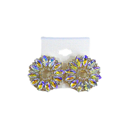 MARQUISE CRYSTAL BRIDAL EARRING 4312-4 (12PC)