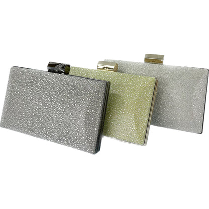 GLITTER SPARKLE EVENING CLUTCH BAG 7262 (3PC)