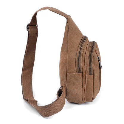 CANVAS CROSSBODY SLING BAG 1821 (6PC)