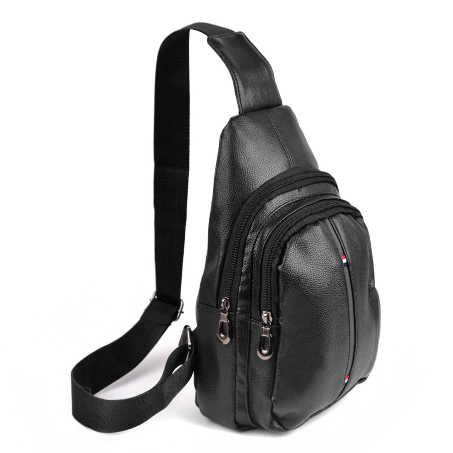 LEATHER CROSSBODY SLING BAG 1824 (6PC)