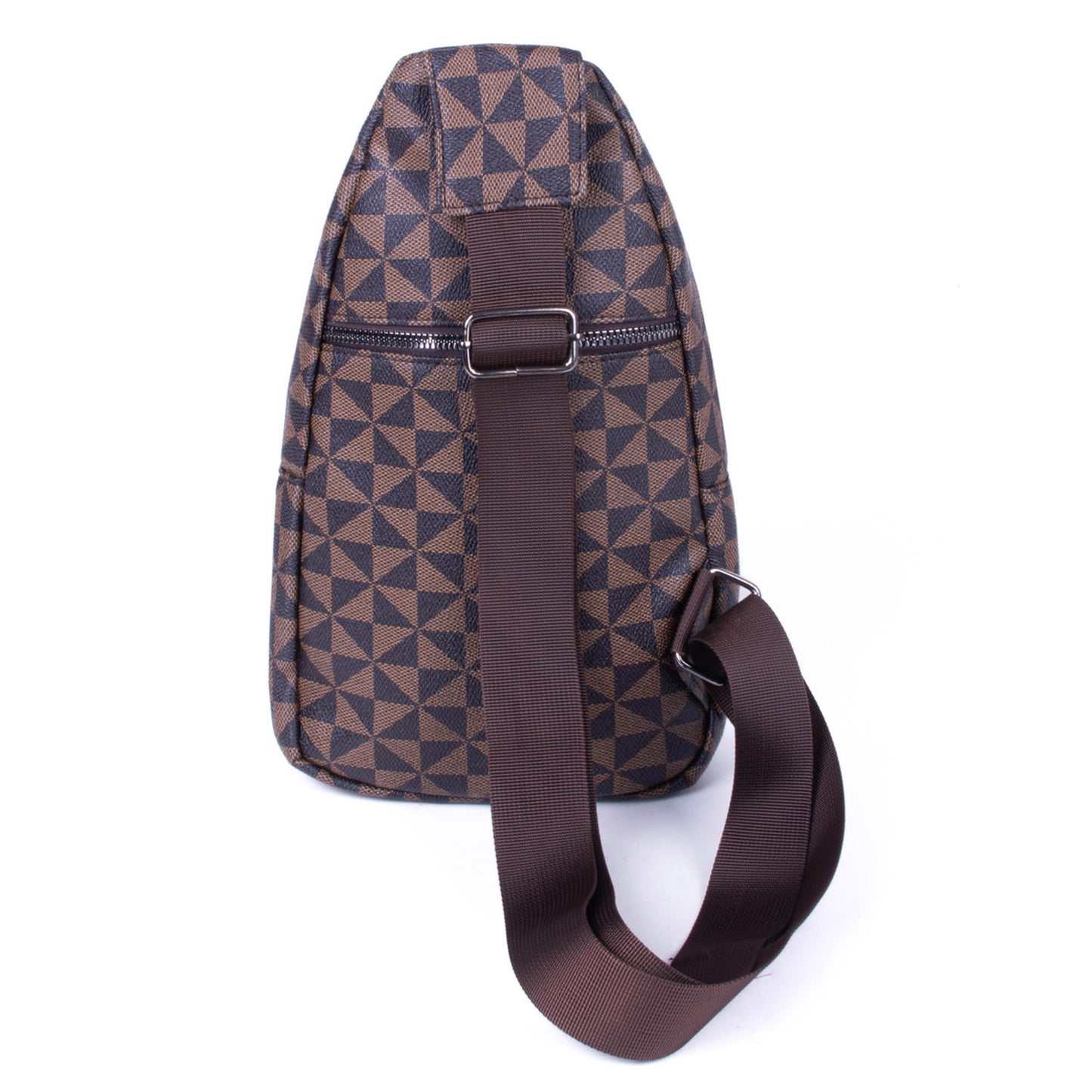 PU MONOGRAM PATTERN CROSSBODY SLING BAG 1876 (6pc)