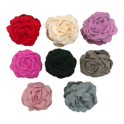 ROSE FLOWER HAIR CLIP 4318-1 (6PC)