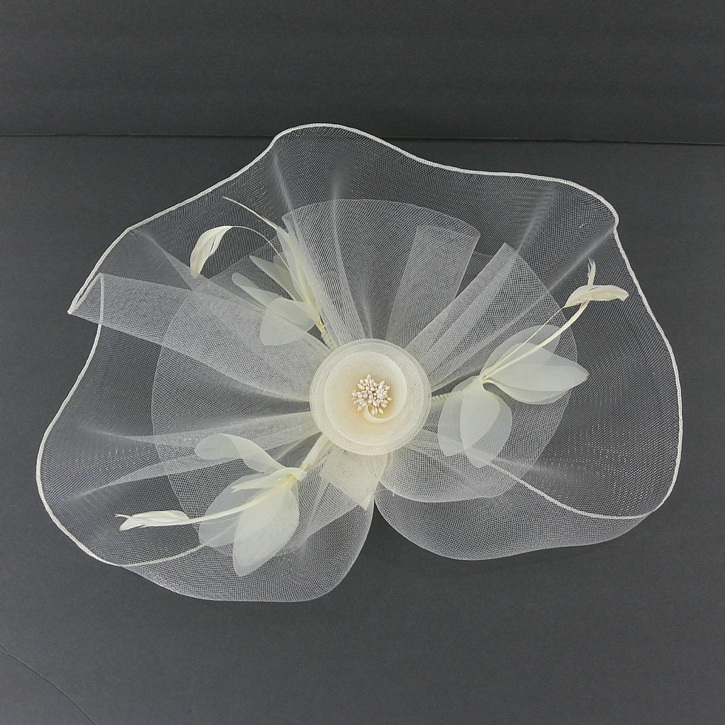 KENTUCKY DERBY & TEA PARTY FLOWER FEATHER HAT FF912 (4PC)