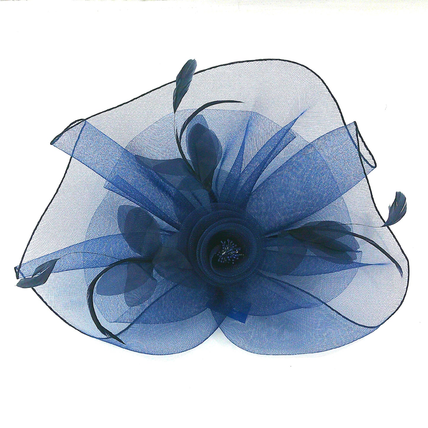 KENTUCKY DERBY & TEA PARTY FLOWER FEATHER HAT FF912 (4PC)