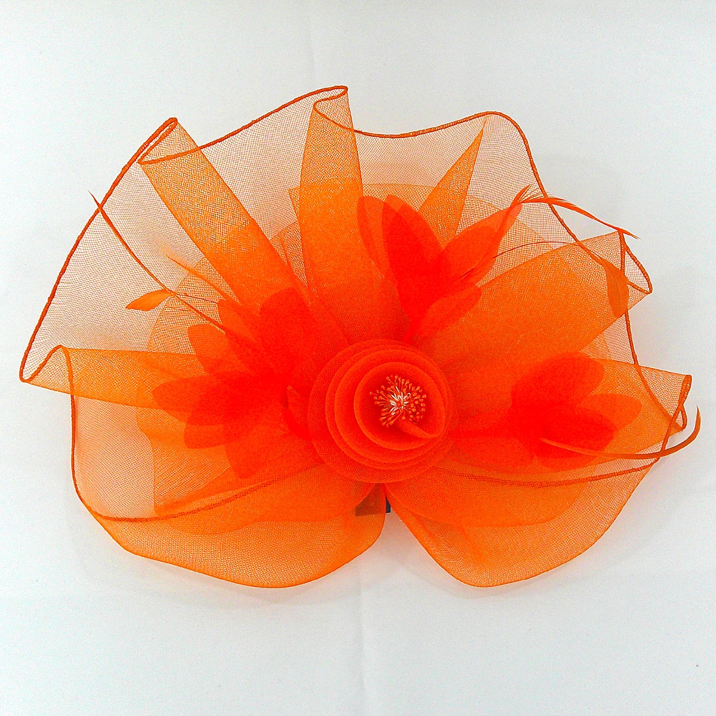 KENTUCKY DERBY & TEA PARTY FLOWER FEATHER HAT FF912 (4PC)