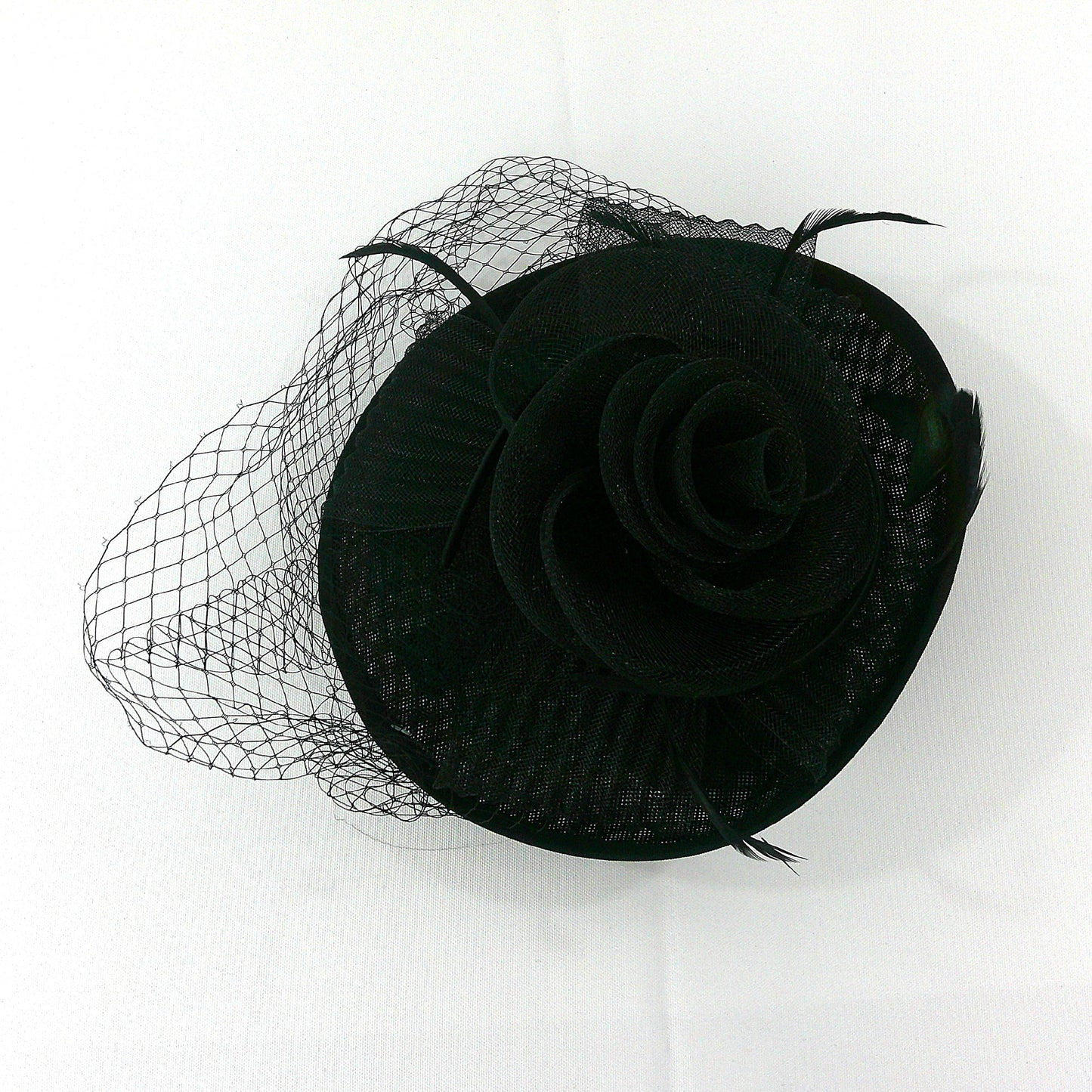 KENTUCKY DERBY & TEA PARTY FLOWER FEATHER HAT FF915 (1PC)