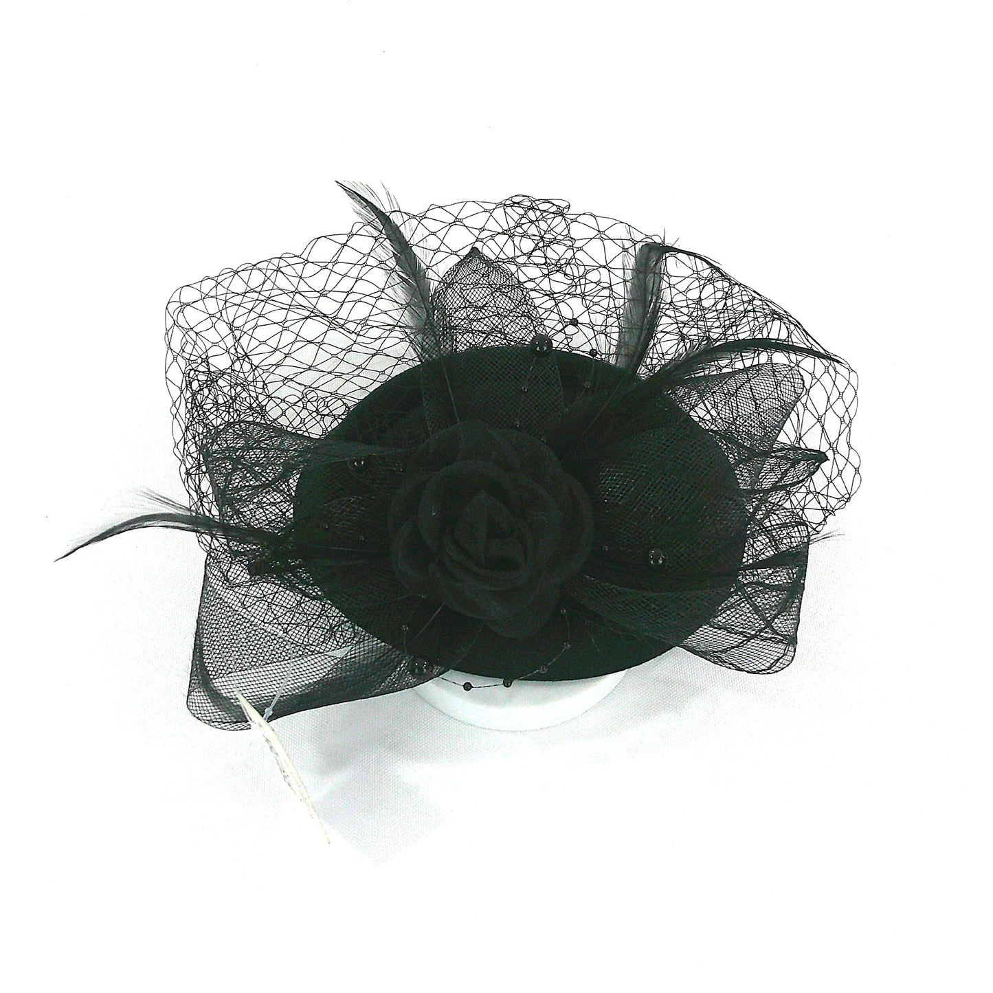 KENTUCKY DERBY & TEA PARTY FLOWER FEATHER HAT FF917 (6PC)