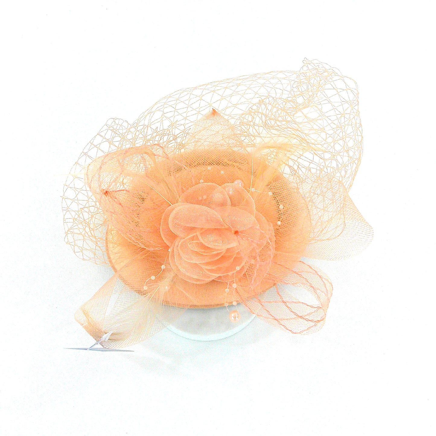 KENTUCKY DERBY & TEA PARTY FLOWER FEATHER HAT FF917 (6PC)